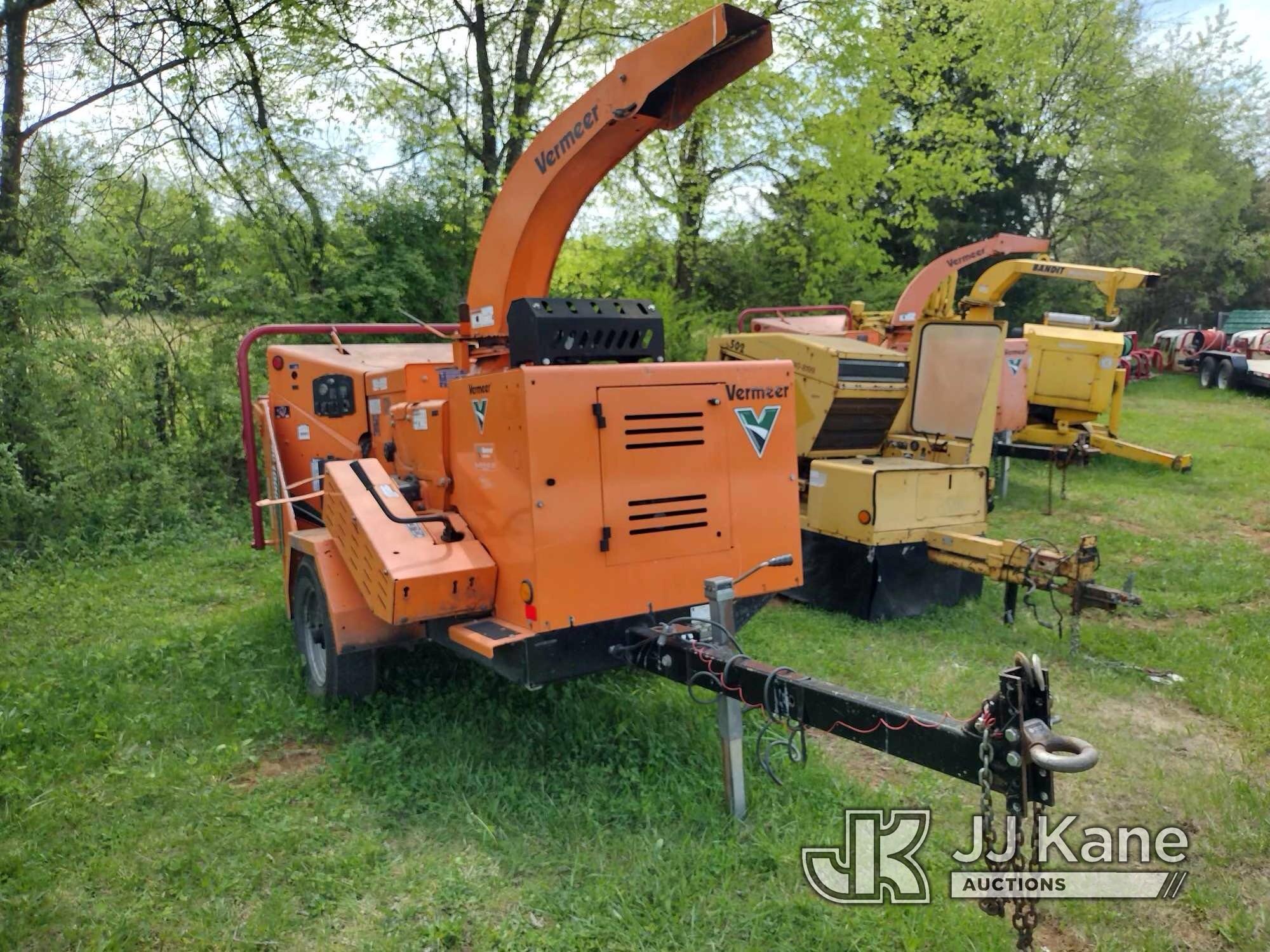 (Kodak, TN) 2015 Vermeer BC1000XL Chipper (12in Drum) No Title) (Not Running, Condition Unknown, Rus