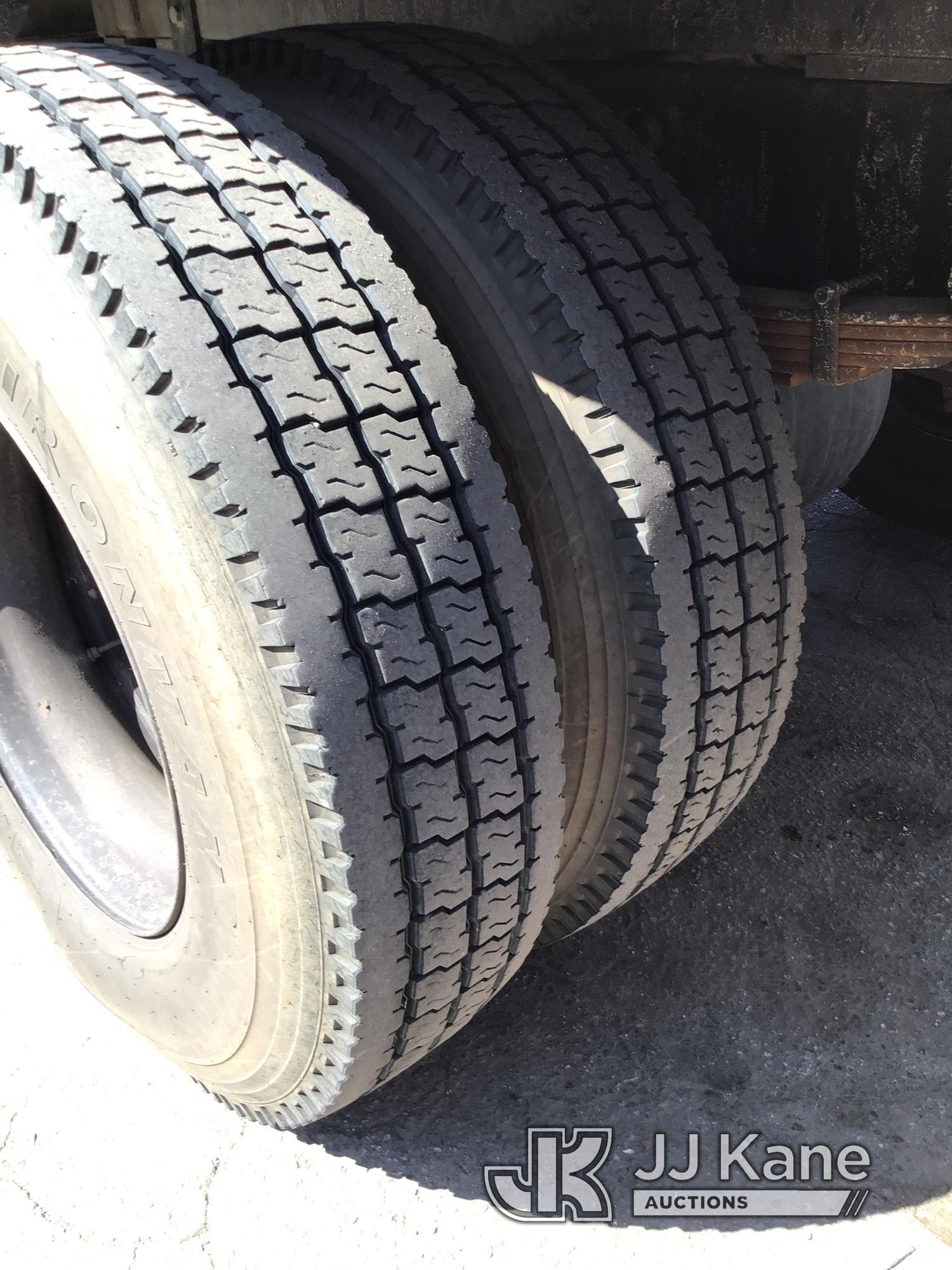 (Ocala, FL) Altec LR756, Over-Center Bucket Truck mounted behind cab on 2013 Ford F750 Chipper Dump