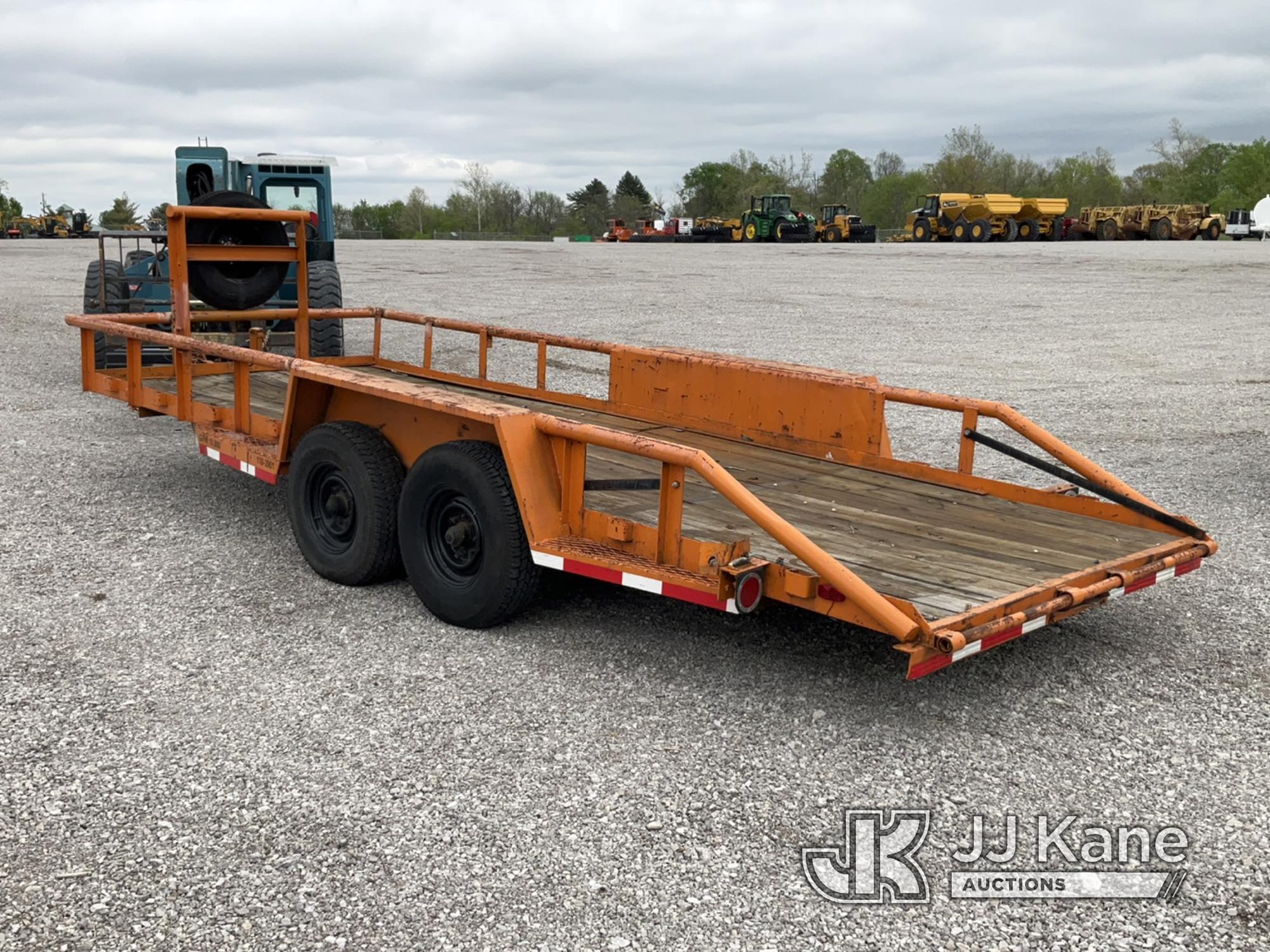 (Verona, KY) 1993 Berh T/A Tagalong Equipment Trailer Seller Notes: Cracked Frame