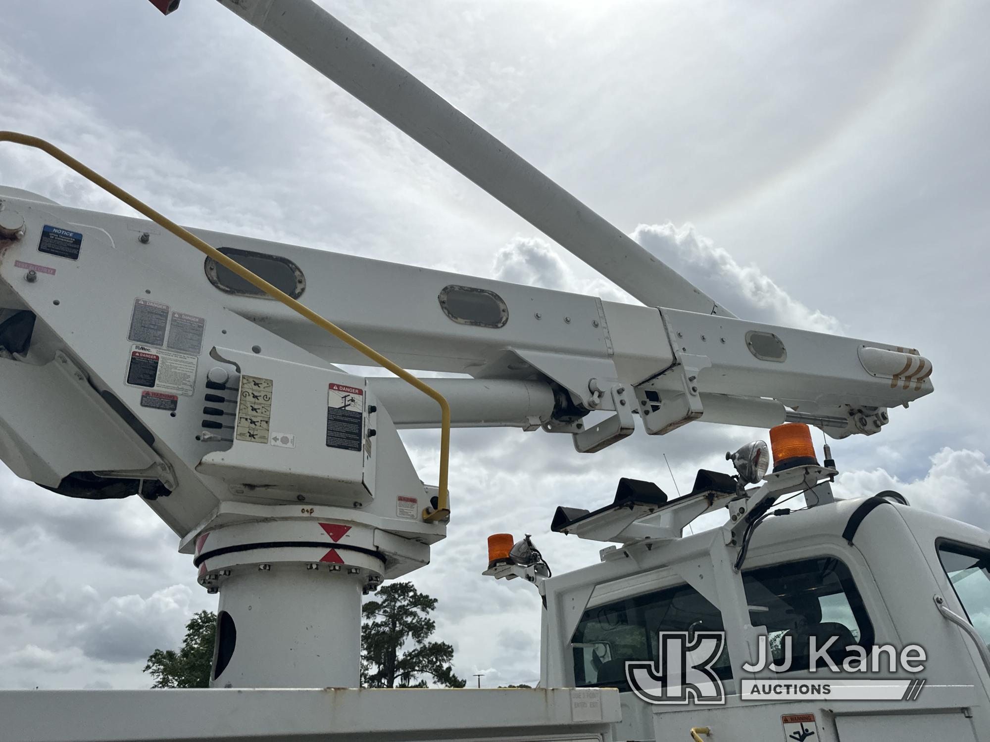 (Ocala, FL) Altec L42-MH, Over-Center Material Handling Bucket Truck center mounted on 2010 Freightl