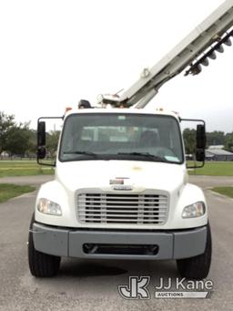 (Ocala, FL) Altec DM47-TR, Digger Derrick rear mounted on 2014 Freightliner M2 106 Utility Truck, El