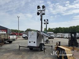 (Charlotte, NC) 2014 Progress Solar Solutions SLT01200 Portable Light Tower, trl mtd Duke Unit) (Run