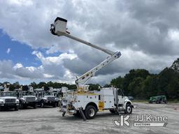 (Chester, VA) Altec AM55, Over-Center Material Handling Bucket Truck rear mounted on 2013 Internatio