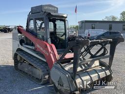 (Verona, KY) 2013 Takeuchi TL12 Crawler Shredder/Mulcher, To Be Sold with Lot# V242T Runs, Moves & O