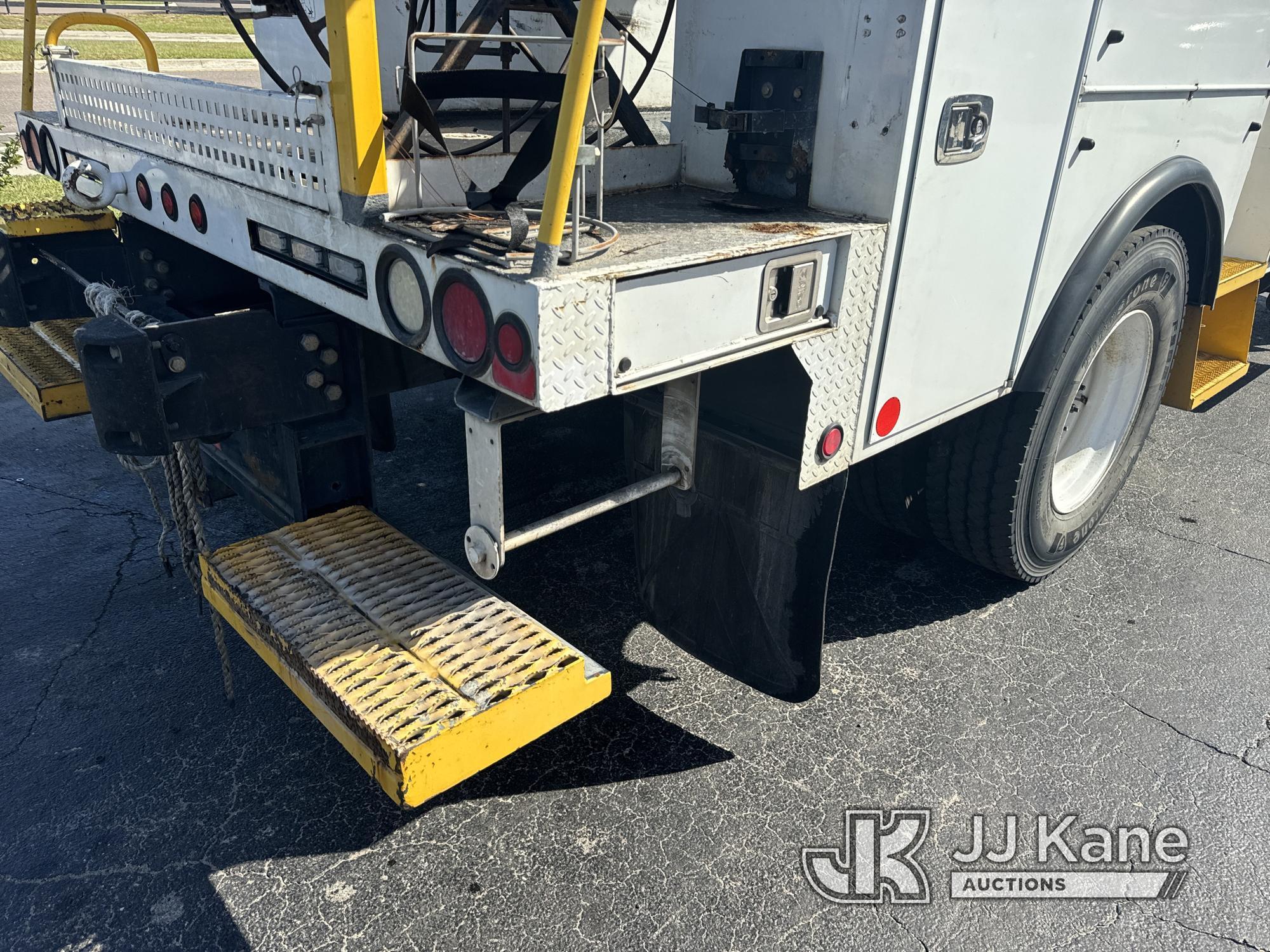 (Ocala, FL) Altec L42A, Over-Center Bucket Truck center mounted on 2013 Freightliner M2 106 Utility