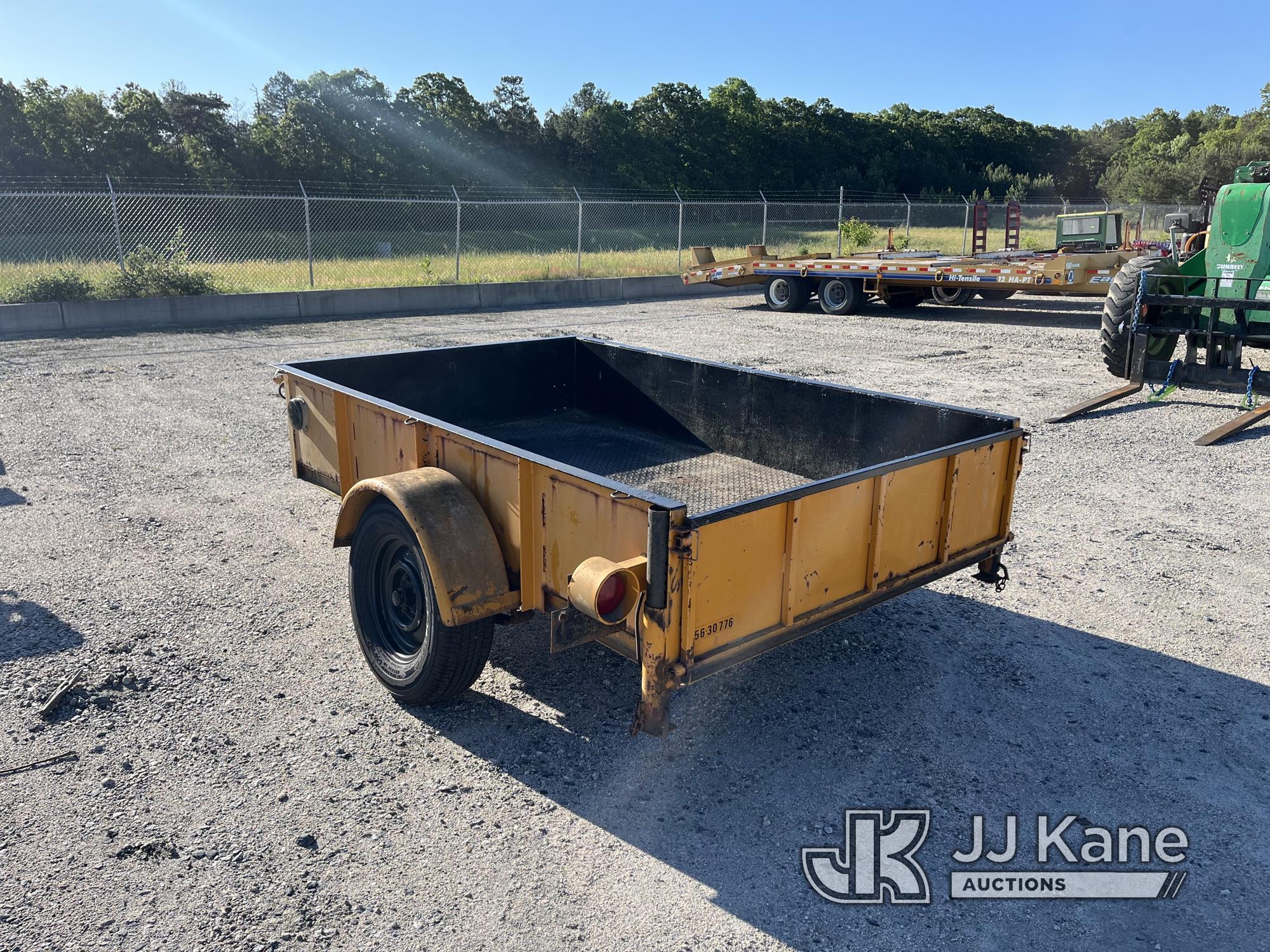 (Chester, VA) 1988 Utility Trailer Manufacturing Co. S/A Material Trailer Bent Axle