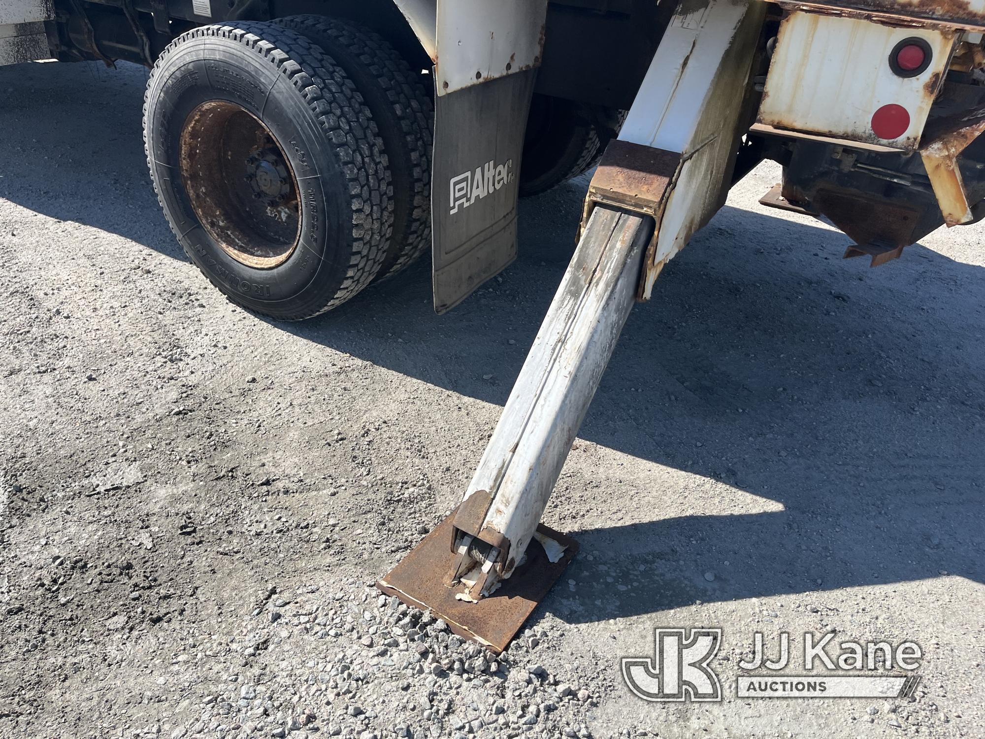 (Chester, VA) Altec DM47-TR, Digger Derrick rear mounted on 2012 Freightliner M2 106 4x4 Flatbed/Uti