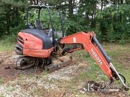 (Douglasville, GA) 2016 Kubota KX040-4 Mini Hydraulic Excavator Not Running Condition Unknown, Parts