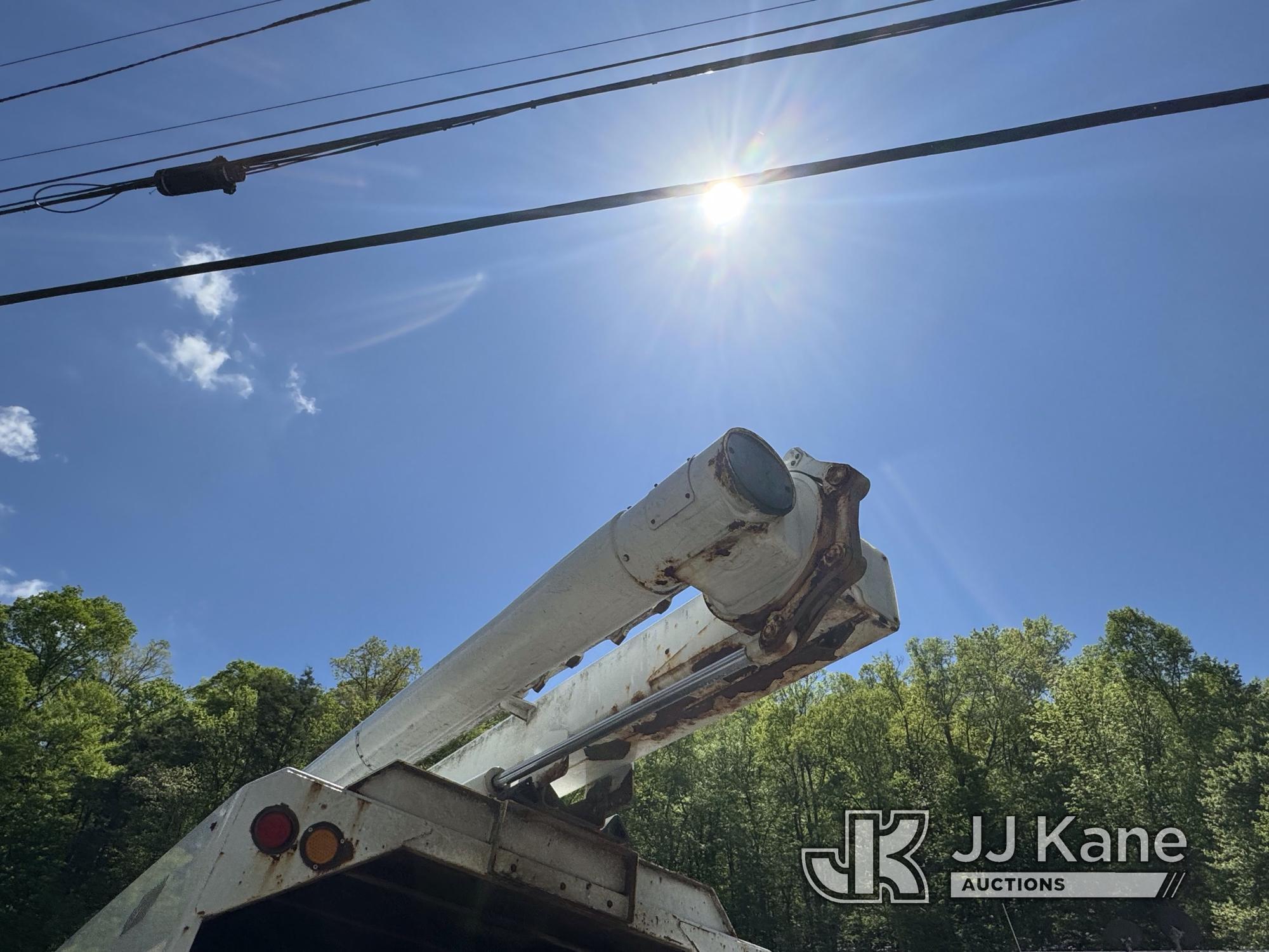 (Hanover, WV) Altec LRV60/70, Over-Center Elevator Bucket Truck mounted behind cab on 2012 Freightli