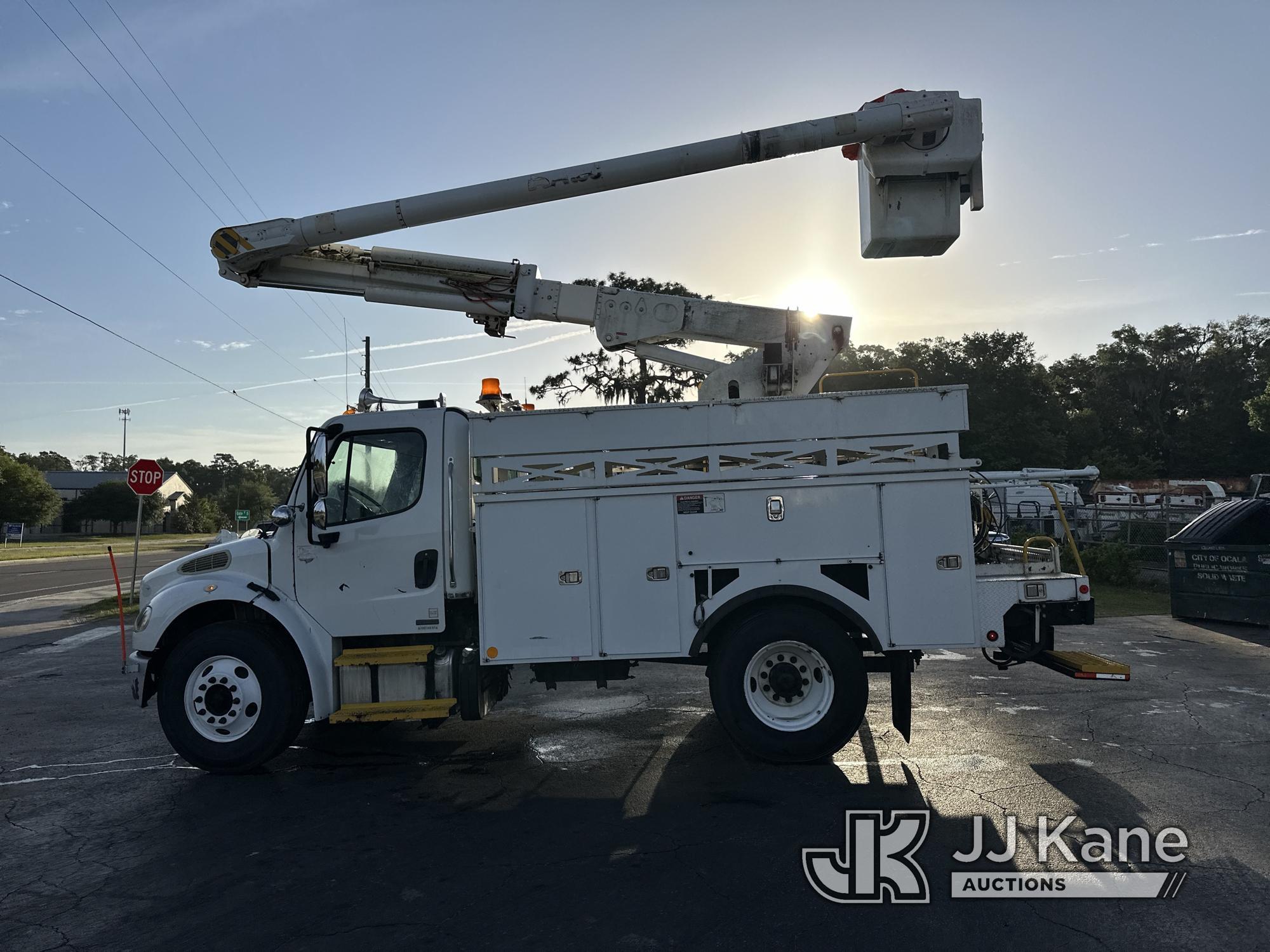 (Ocala, FL) Altec L42A, Over-Center Bucket Truck center mounted on 2012 Freightliner M2 106 Utility