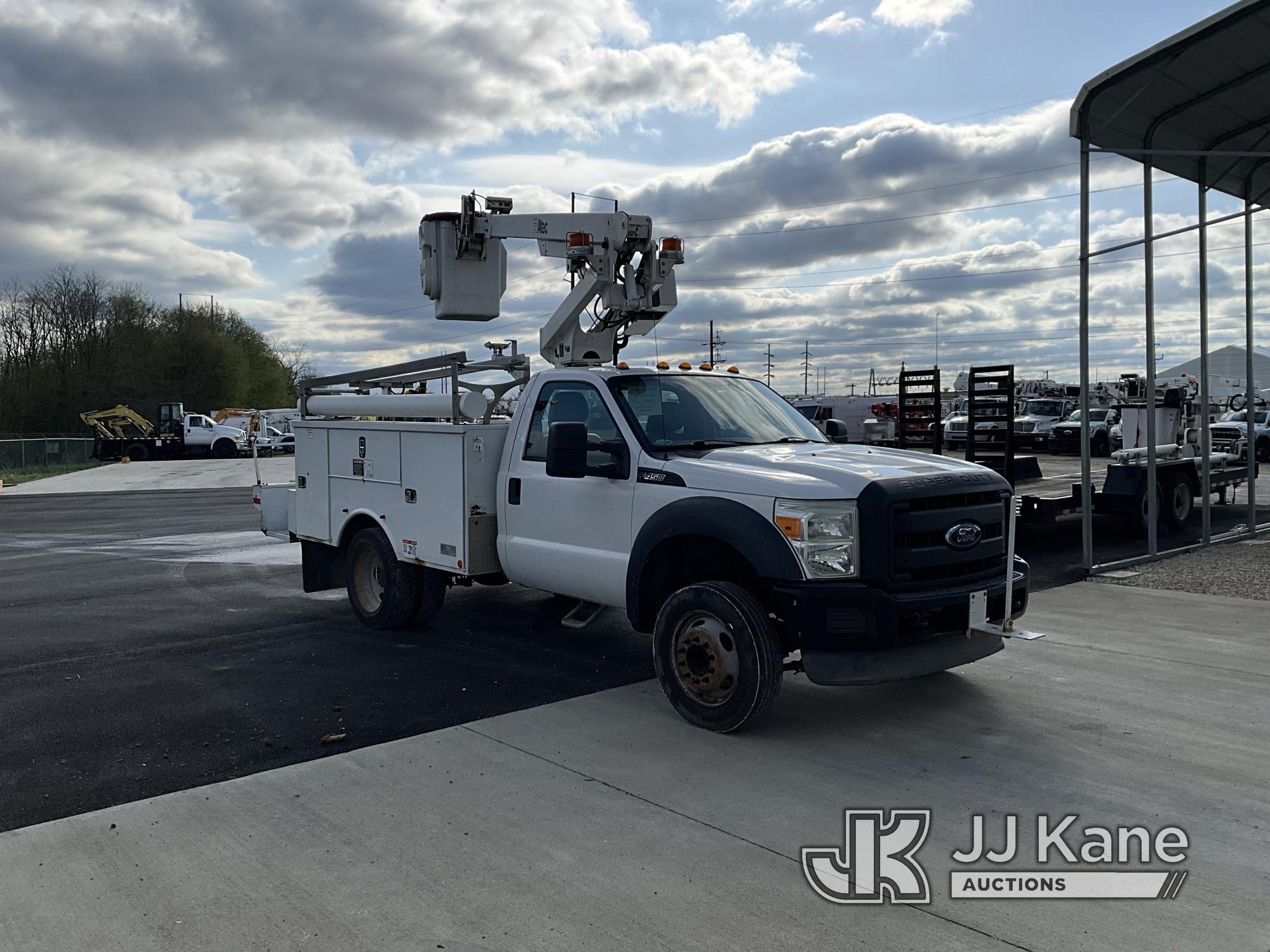 (Elizabethtown, KY) Altec AT200A, Telescopic Non-Insulated Bucket Truck mounted behind cab on 2014 F