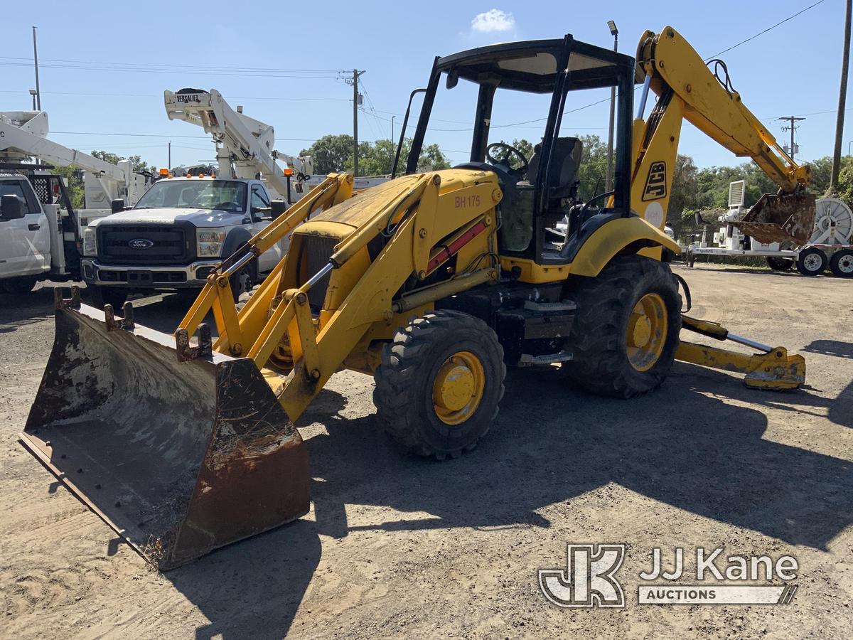 (Tampa, FL) 2003 JCB 214 Tractor Loader Extendahoe Runs, Moves & Operates) (Hydraulic Leak, Bad Brak