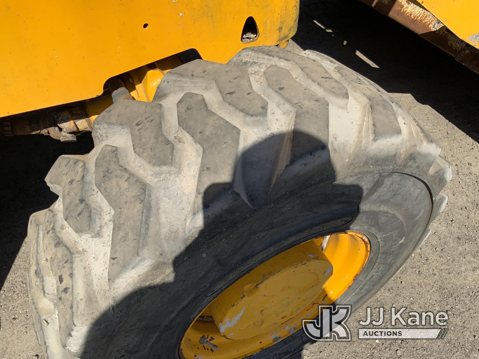 (Tampa, FL) 2003 JCB 214 Tractor Loader Extendahoe Runs, Moves & Operates) (Hydraulic Leak, Bad Brak