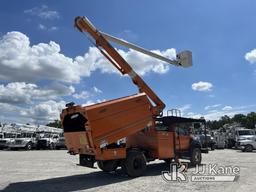 (Chester, VA) Altec LR756, Over-Center Bucket Truck mounted behind cab on 2013 Ford F750 Chipper Dum