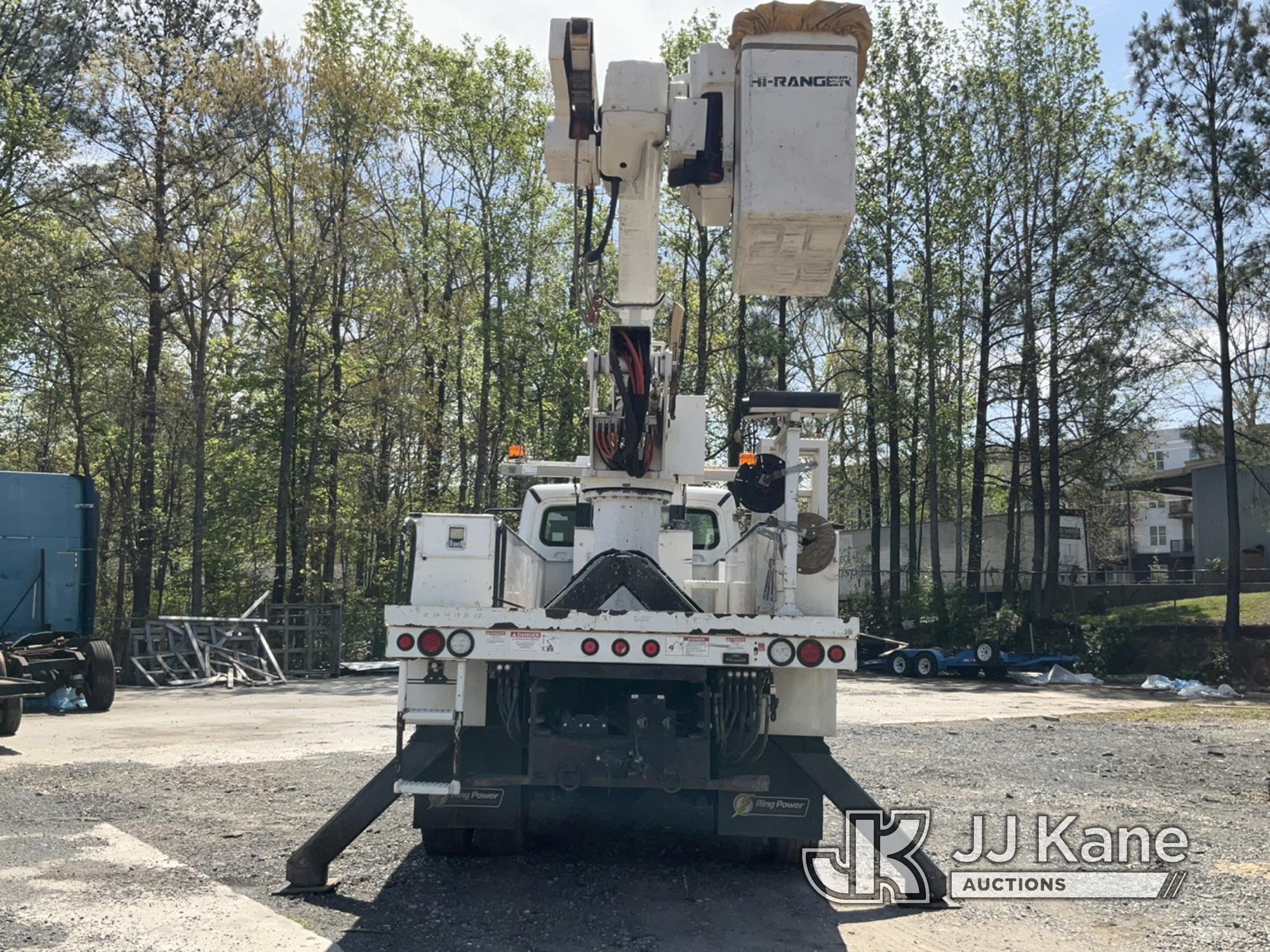 (Charlotte, NC) HiRanger TC55-MH, Material Handling Bucket Truck rear mounted on 2019 Freightliner M