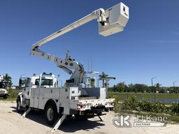 (Westlake, FL) Altec AA55, Bucket Truck rear mounted on 2016 International 4300 Utility Truck Runs,