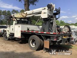 (Graysville, AL) Altec DM47-TR, Digger Derrick rear mounted on 2009 International 4300 Flatbed/Utili