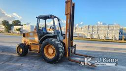 (Riviera Beach, FL) Case 586G 4x4 Rough Terrain Forklift, Loading Assistance Available Runs, Moves,