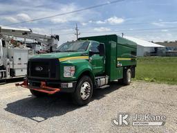 (Elizabethtown, KY) 2019 Ford F750 Chipper Dump Truck Not Running, Condition Unknown, Starter Does N