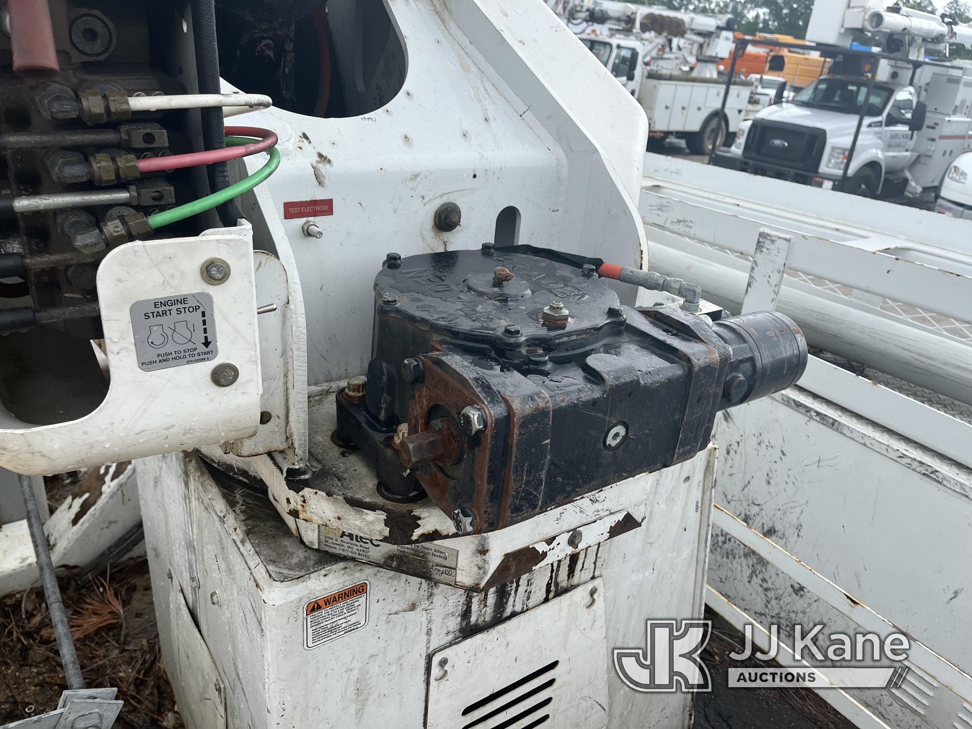 (Chester, VA) Altec AM55, Over-Center Material Handling Bucket Truck rear mounted on 2014 Internatio