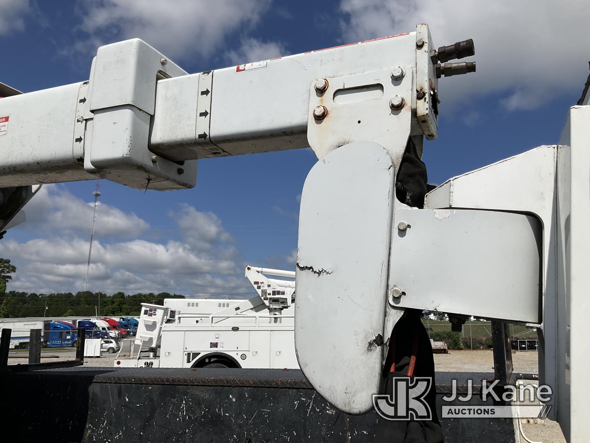 (Villa Rica, GA) HiRanger TL38-P, Articulating & Telescopic Bucket mounted behind cab on 2016 Ram 55