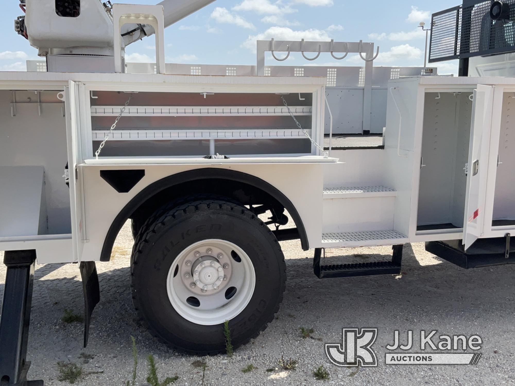(Sarasota, FL) Altec AA755-MH, Material Handling Bucket Truck rear mounted on 2013 International 730