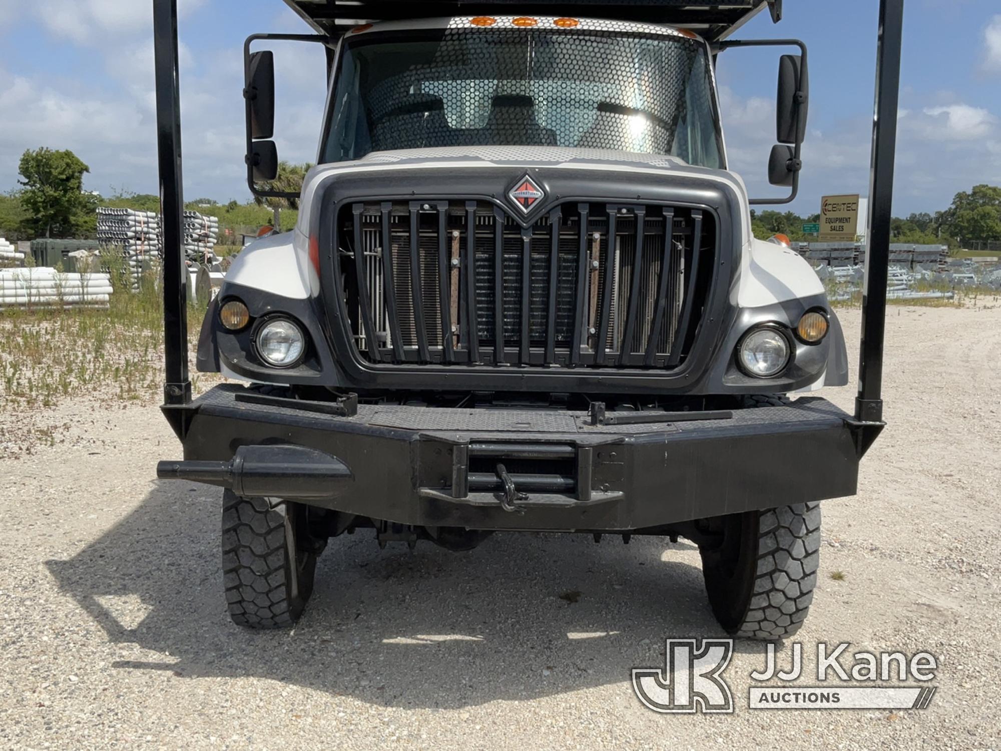 (Sarasota, FL) Terex/Telelect Hi-Ranger 5TC-55, Material Handling Bucket Truck rear mounted on 2014