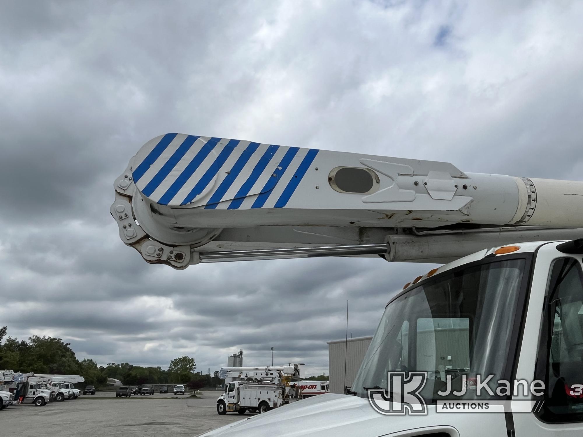 (Chester, VA) Altec AM55, Over-Center Material Handling Bucket Truck rear mounted on 2014 Internatio