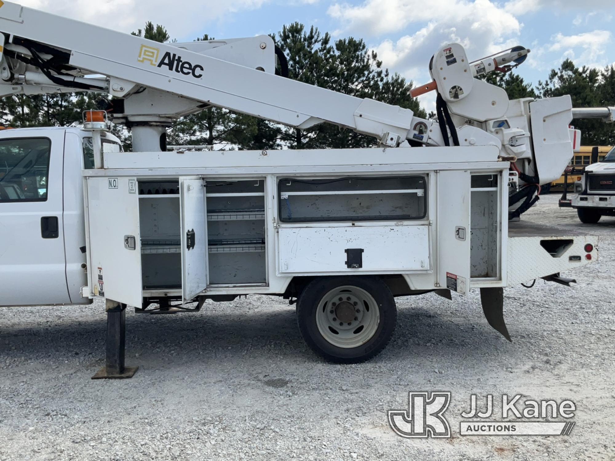 (Villa Rica, GA) Altec AT40M, Articulating & Telescopic Material Handling Bucket Truck mounted behin