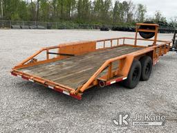 (Verona, KY) 1993 Berh T/A Tagalong Equipment Trailer Seller Notes: Cracked Frame