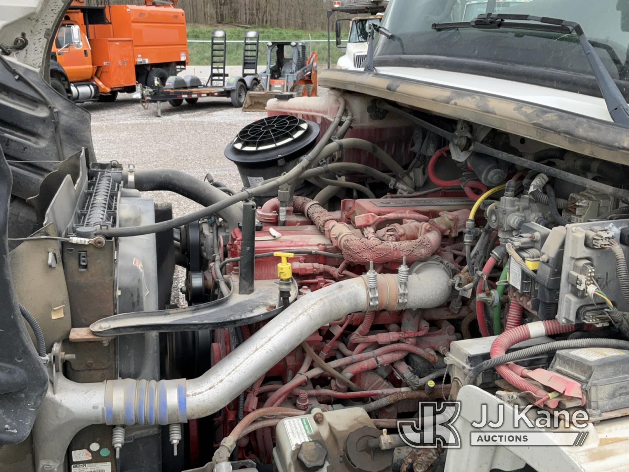 (Verona, KY) Altec D3060A-TR, Digger Derrick rear mounted on 2012 Freightliner M2 106 T/A Flatbed/Ut