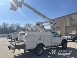 (Jefferson, GA) Altec AT37G, Articulating & Telescopic Bucket Truck mounted behind cab on 2012 Dodge