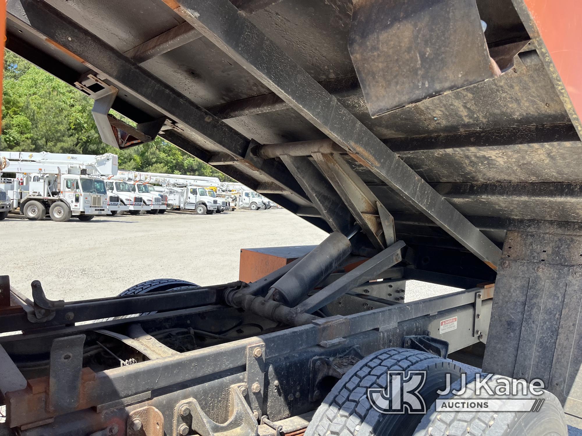 (Chester, VA) Altec LR756, Over-Center Bucket Truck mounted behind cab on 2015 Ford F750 Chipper Dum