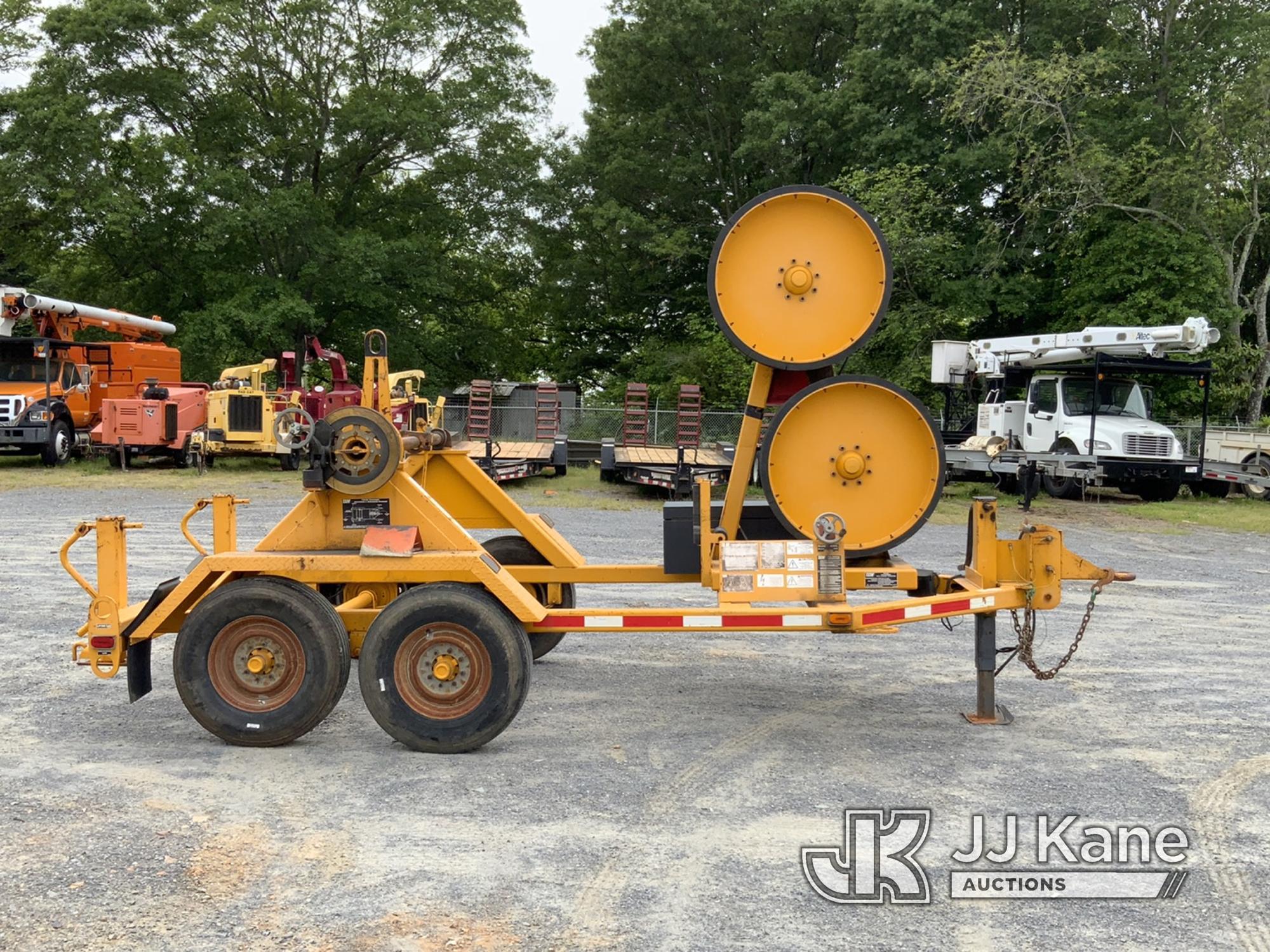 (Shelby, NC) 2015 International T3036 Bull Wheel Tensioner/Reel Carrier Trailer