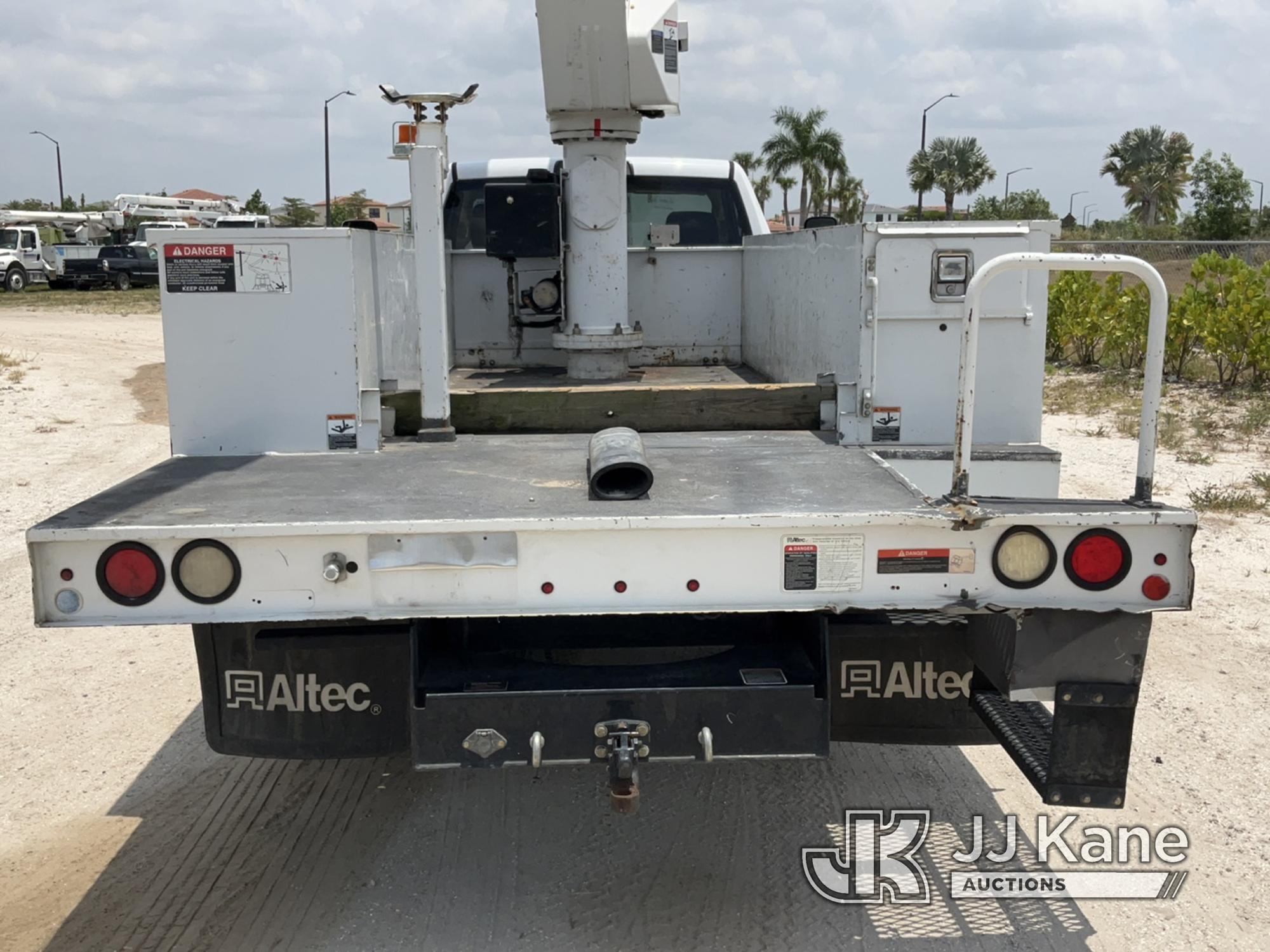 (Westlake, FL) Altec AT40G, Articulating & Telescopic Bucket Truck mounted behind cab on 2015 RAM 55