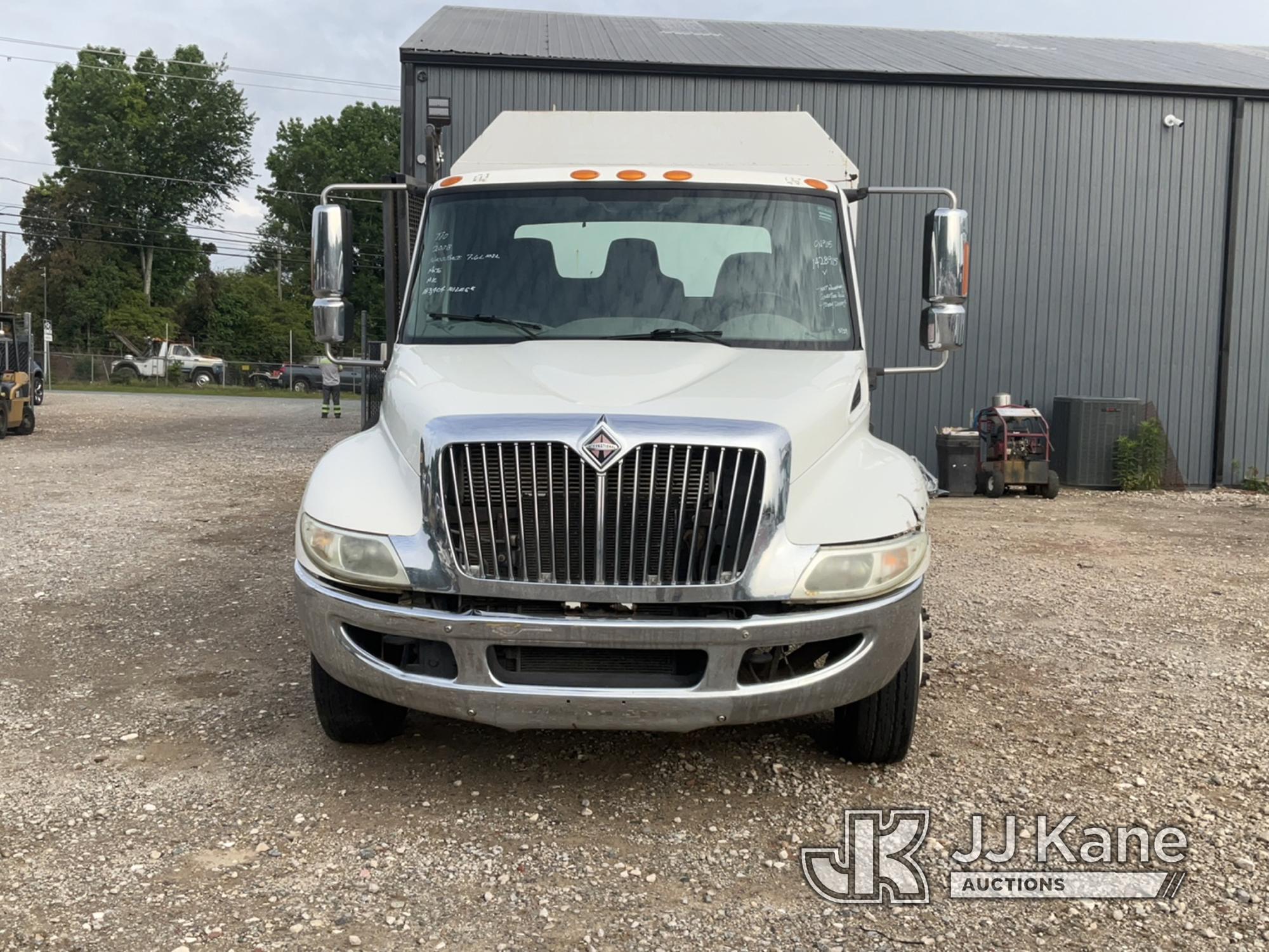 (Charlotte, NC) 2008 International 4300 Chipper Dump Truck Not Running, Condition Unknown, Body/Pain