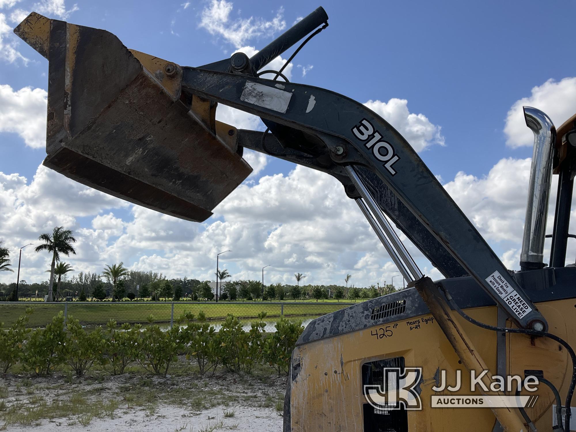 (Westlake, FL) 2015 John Deere 310L 4x4 Tractor Loader Backhoe Runs & Moves, Loader & Backhoe Operat