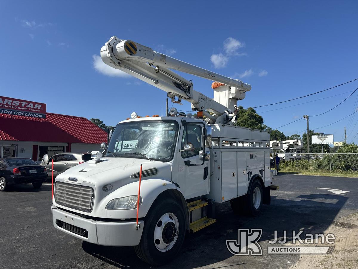 (Ocala, FL) Altec L42A, Over-Center Bucket Truck center mounted on 2013 Freightliner M2 106 Utility