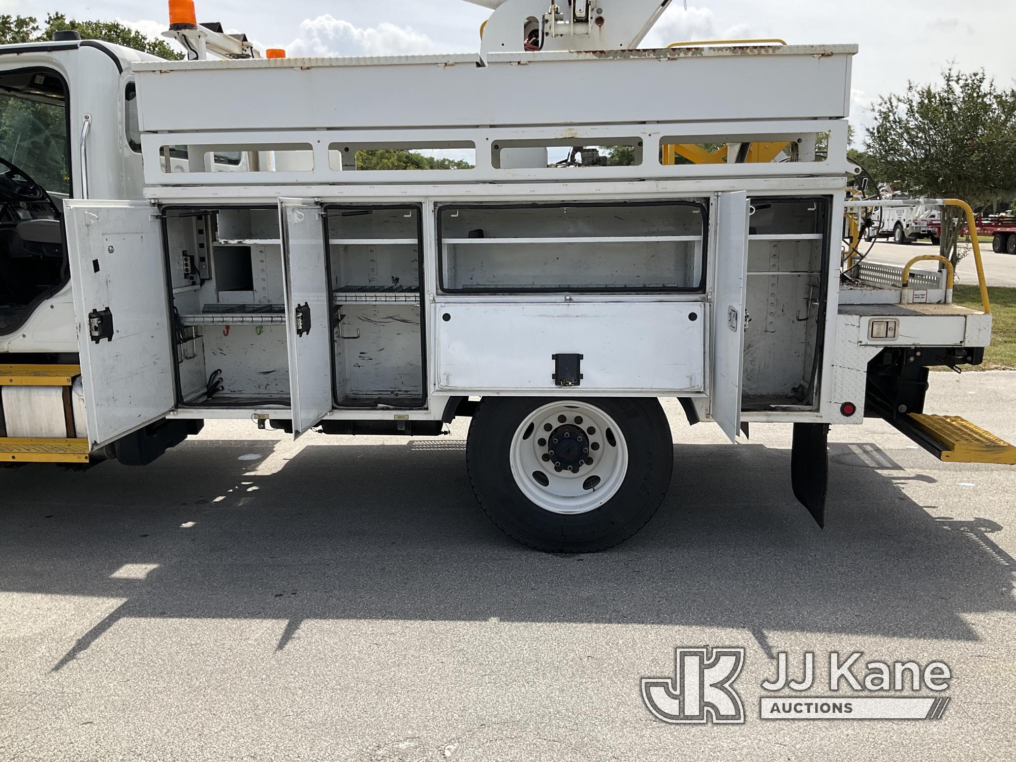 (Ocala, FL) Altec L42A, Over-Center Bucket Truck center mounted on 2014 Freightliner M2 106 Utility