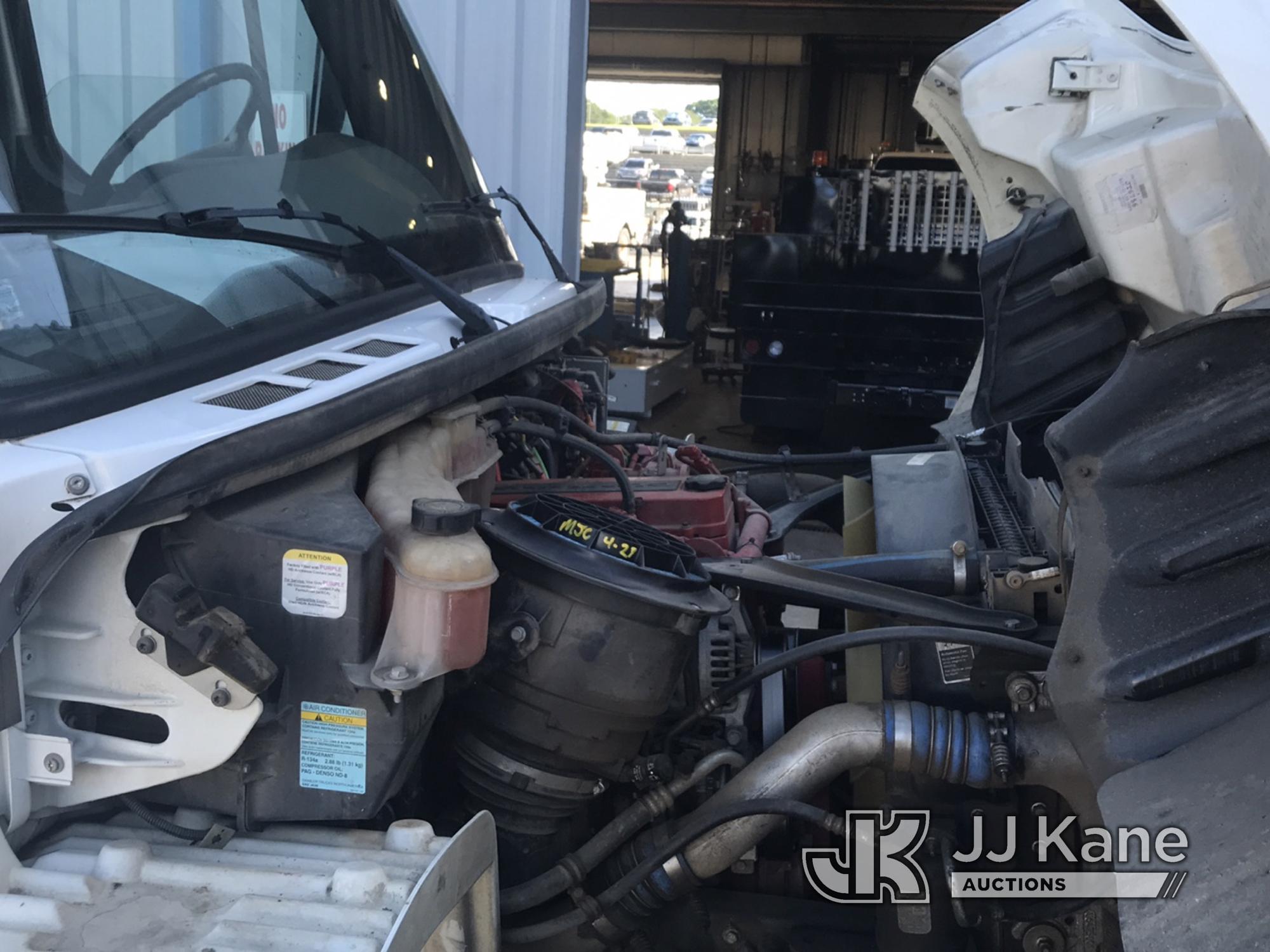 (Mount Airy, NC) Altec AA55, Material Handling Bucket Truck mounted behind cab on 2018 Freightliner