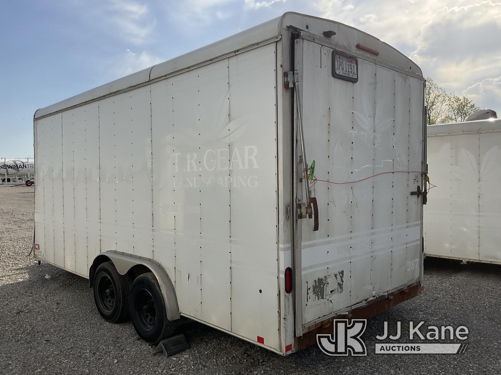 (Verona, KY) 2013 United Expressline U-818TA52 T/A Enclosed Cargo Trailer No Title, Certificate of R