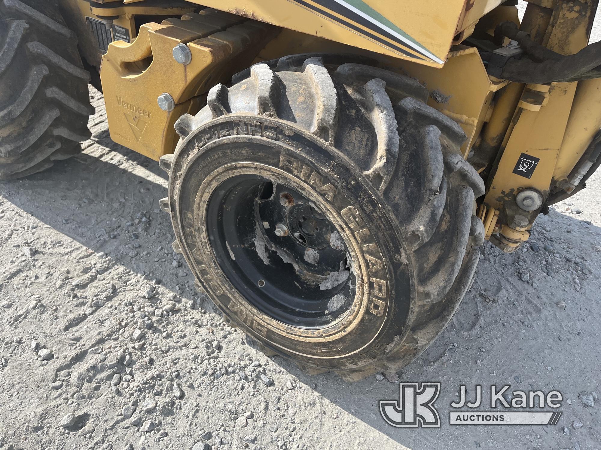 (Chester, VA) 2008 Vermeer LM42 Walk Beside Articulating Combo Trencher/Vibratory Cable Plow Operate