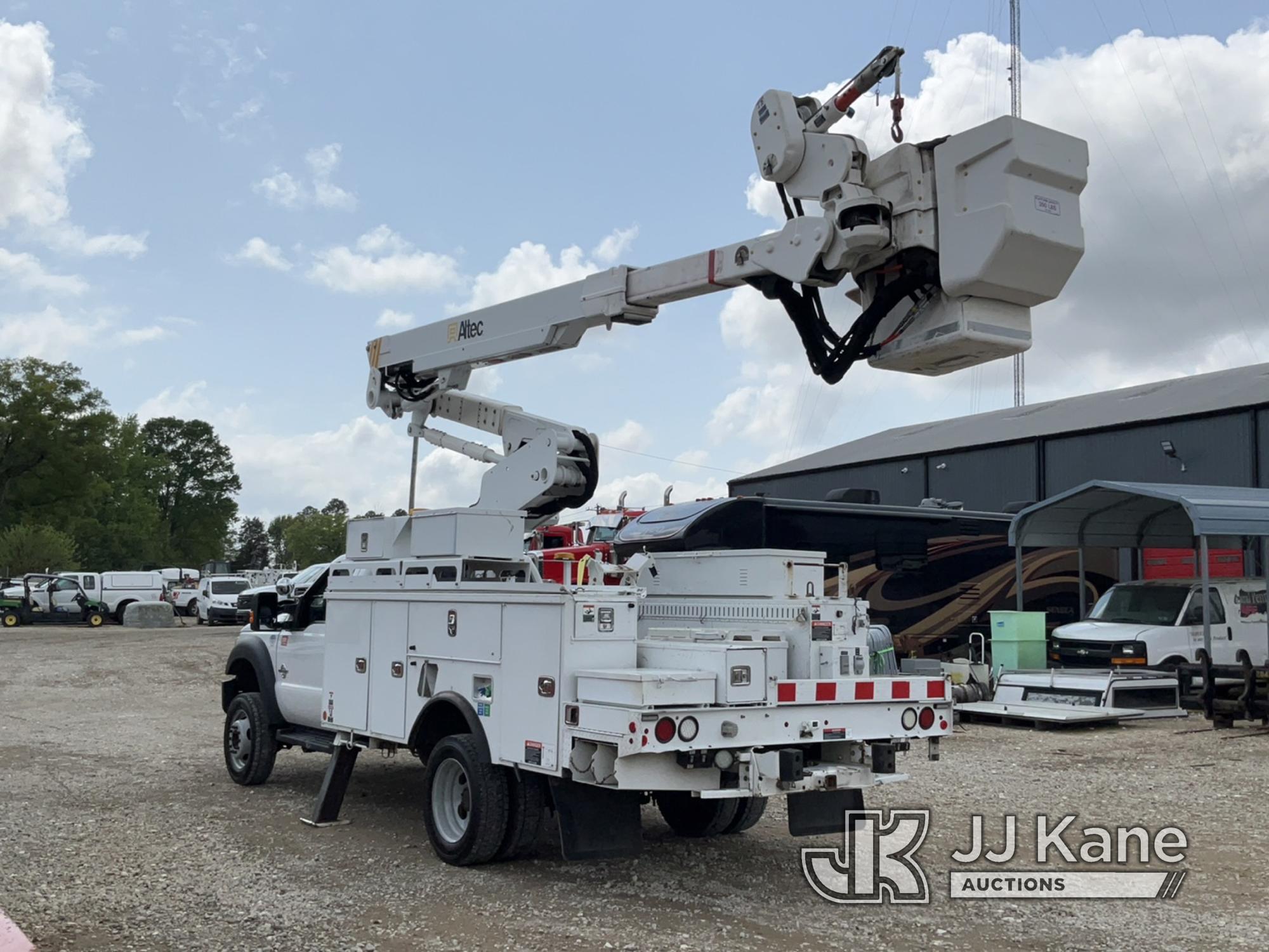 (Charlotte, NC) Altec AT40-MH, Articulating & Telescopic Material Handling Bucket Truck mounted behi