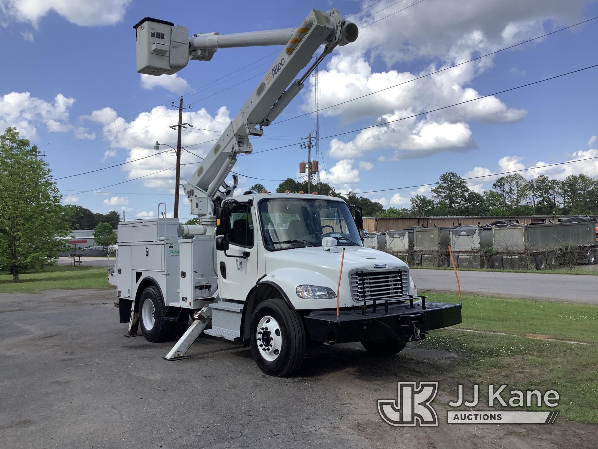 (Graysville, AL) Altec L42M, Over-Center Material Handling Bucket Truck center mounted on 2017 Freig