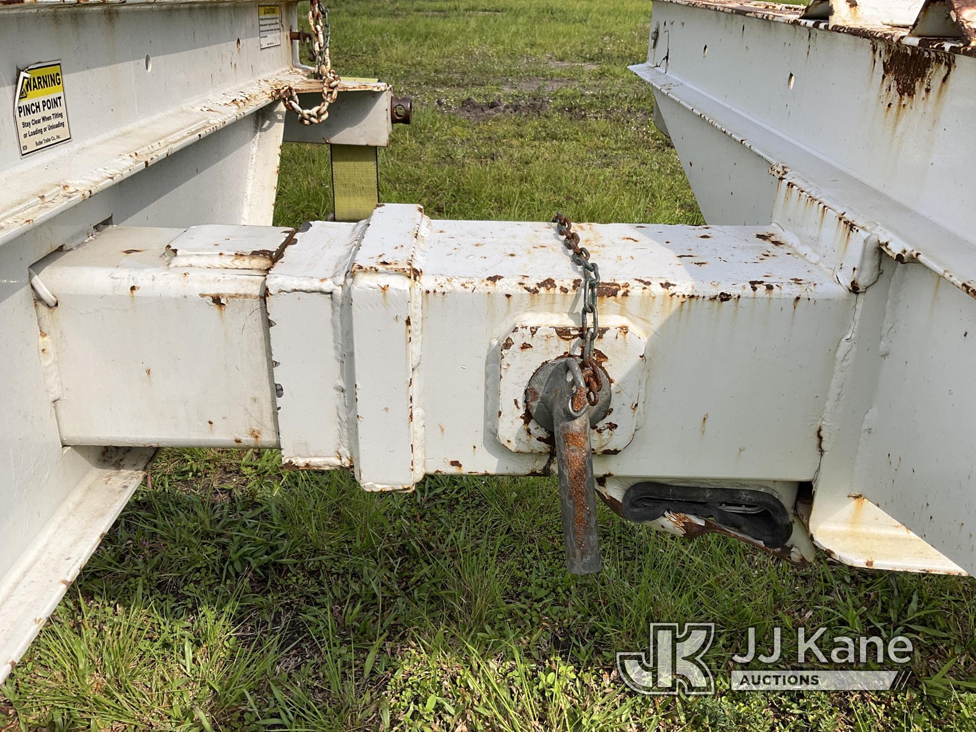 (Westlake, FL) 2018 Butler BP-3080 T/A Extendable Pole Trailer Frame Rust) (FL Residents Purchasing