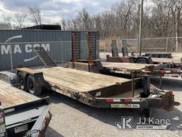 (Verona, KY) 2011 Eager Beaver SK6 T/A Tagalong Equipment Trailer Missing Ramp Chain, Rust Damage) (