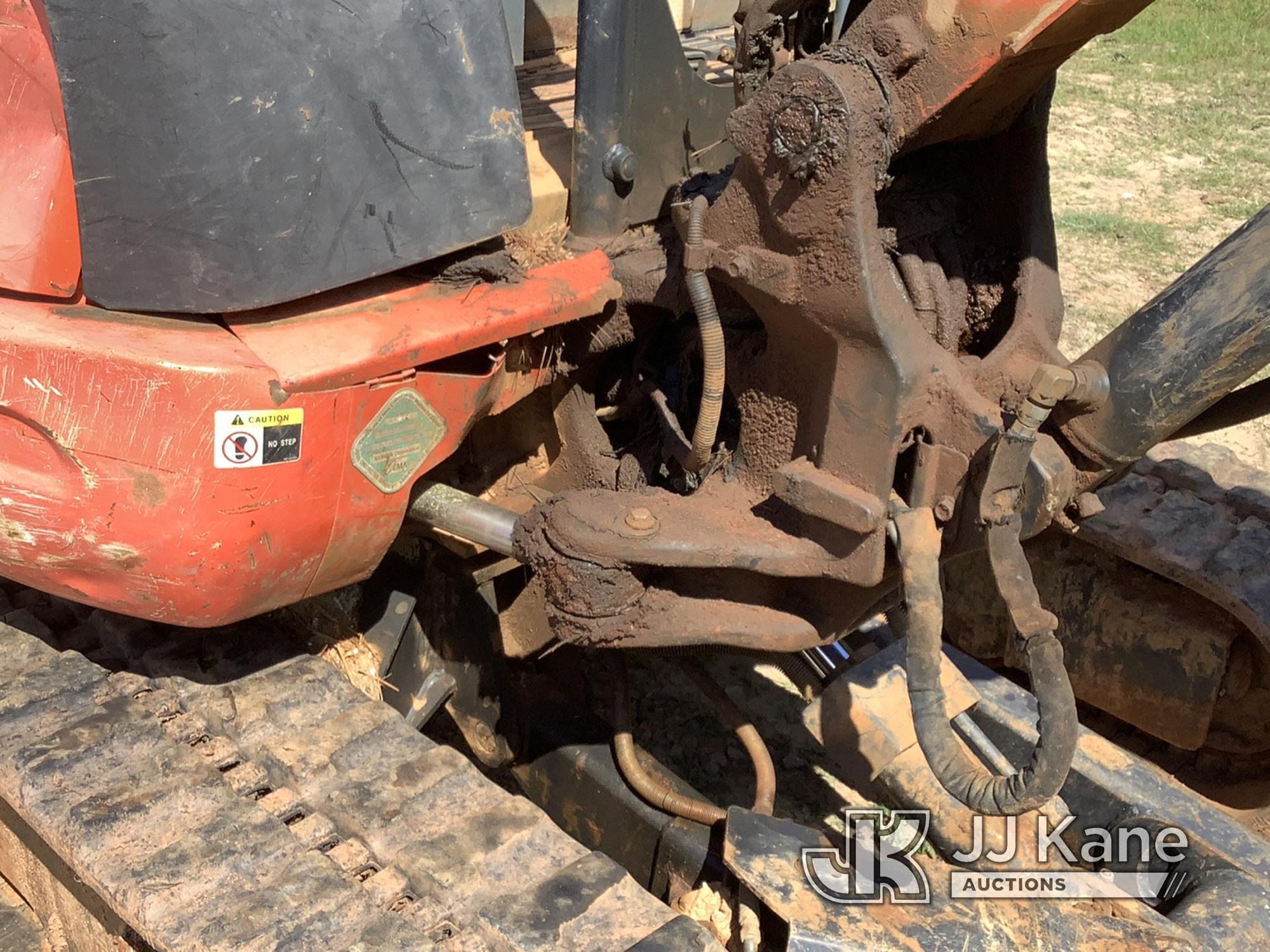 (Douglasville, GA) 2016 Kubota KX040-4 Mini Hydraulic Excavator Runs, Moves & Operates) (Low On Powe