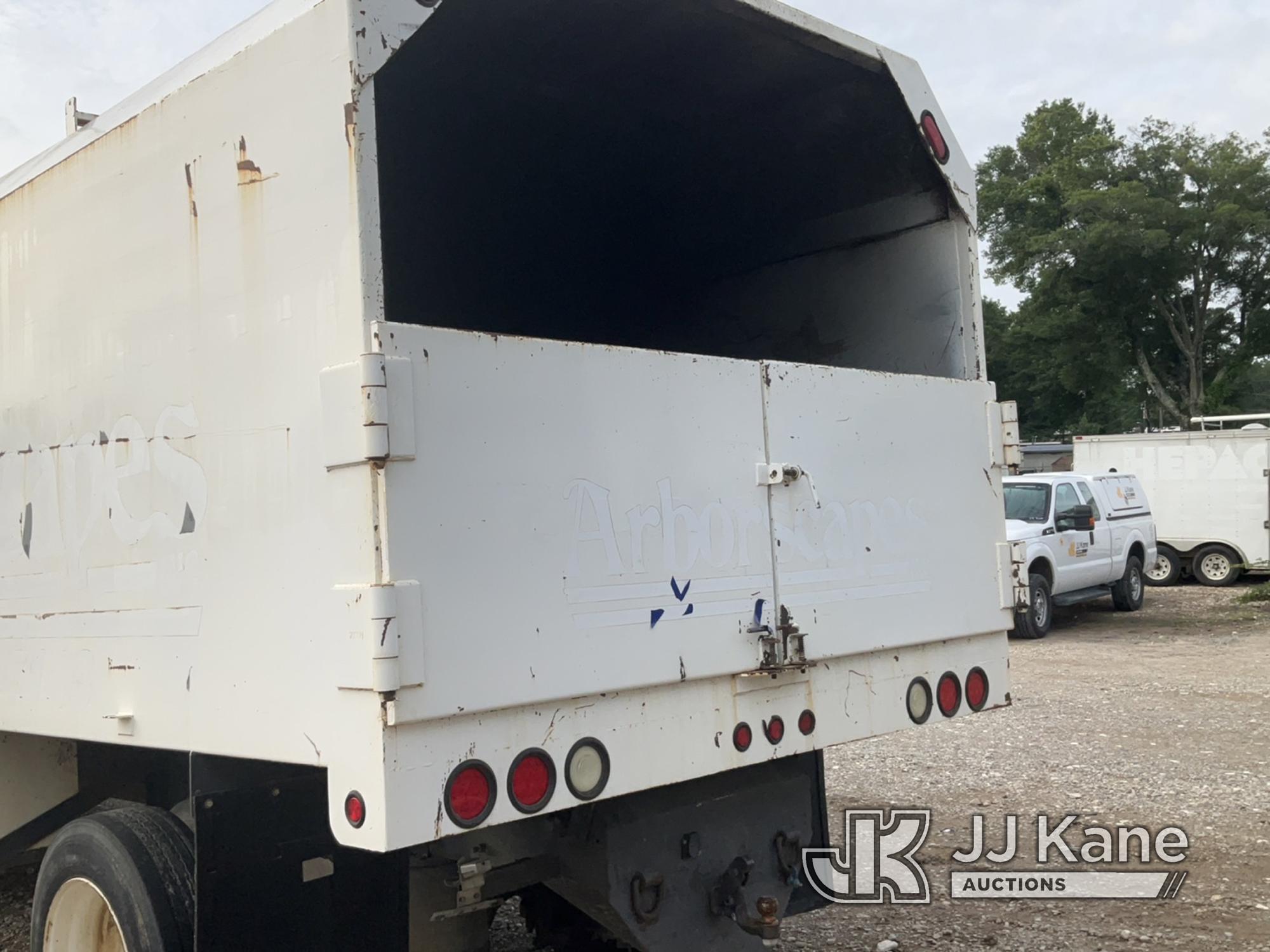 (Charlotte, NC) 2008 International 4300 Chipper Dump Truck Not Running, Condition Unknown, Body/Pain