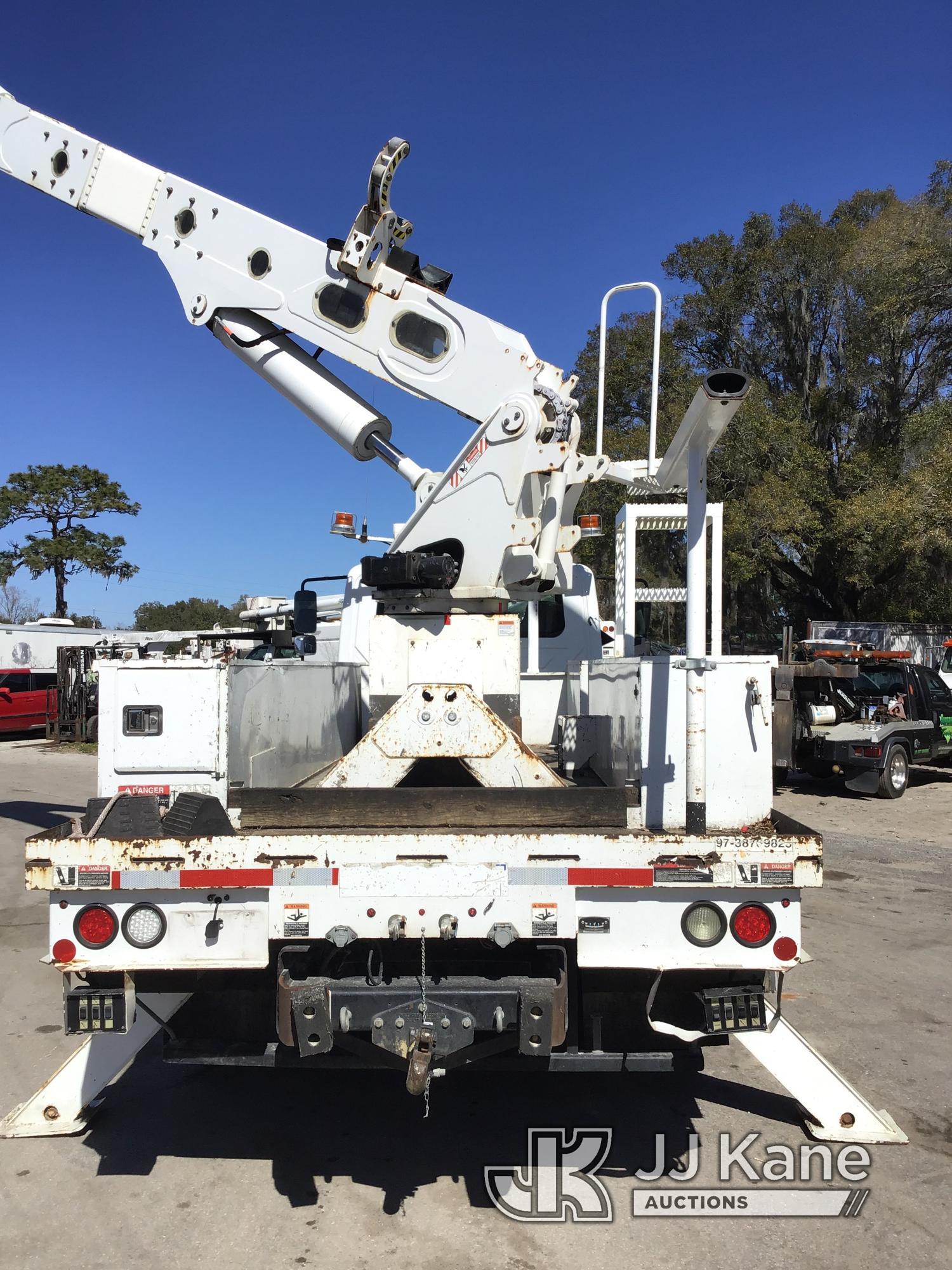 (Ocala, FL) Altec AA55, Material Handling Bucket Truck rear mounted on 2017 International 4300 Utili