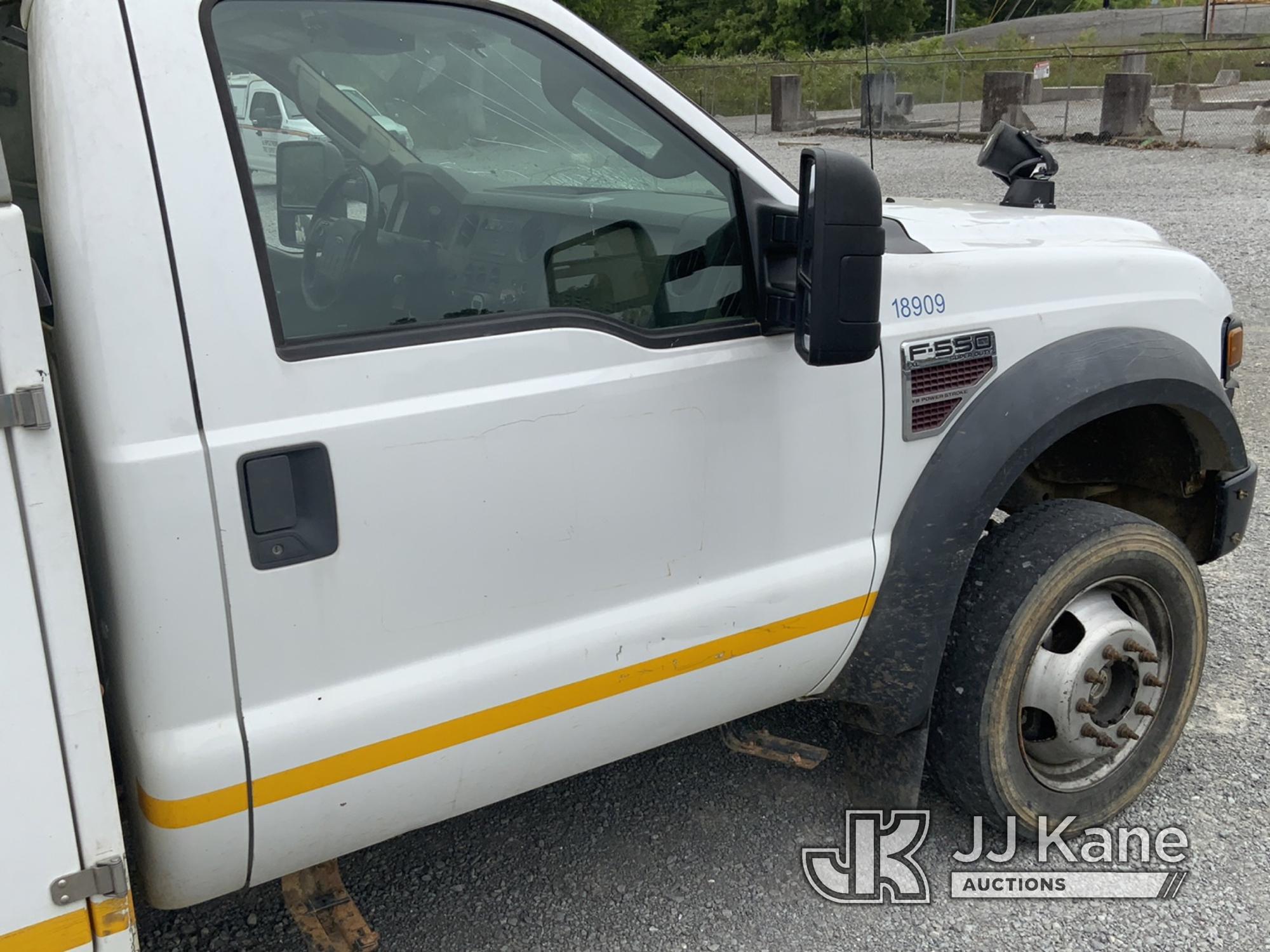 (New Tazewell, TN) Altec AT37G, Articulating & Telescopic Bucket Truck mounted behind cab on 2009 Fo